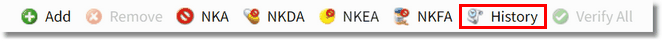 Action Bar _ History