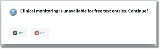 Free text message