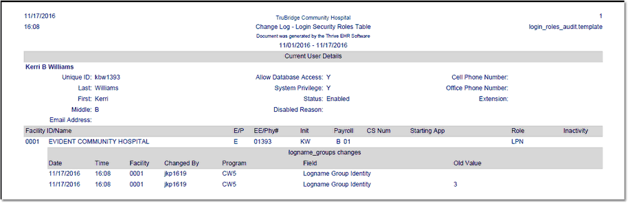 change_log_login_security_roles_table_report