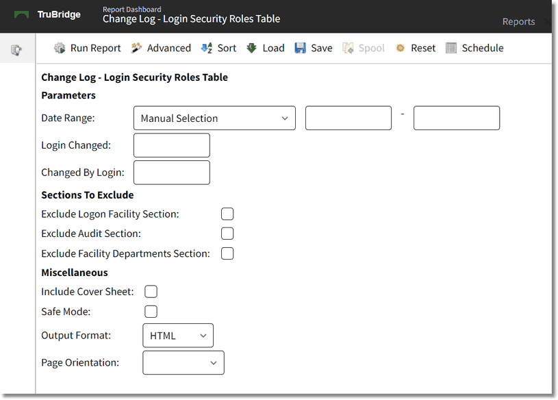 wc cl login security roles
