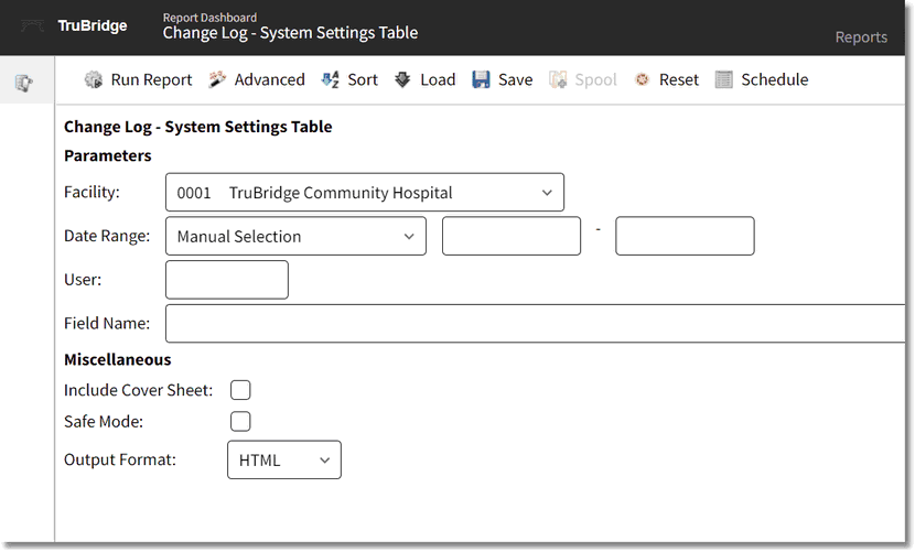 wc cl system settings