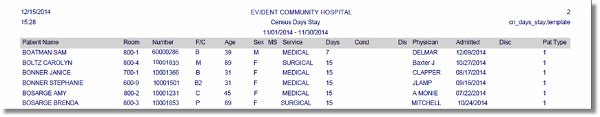 report_census_days_stay_report_writer