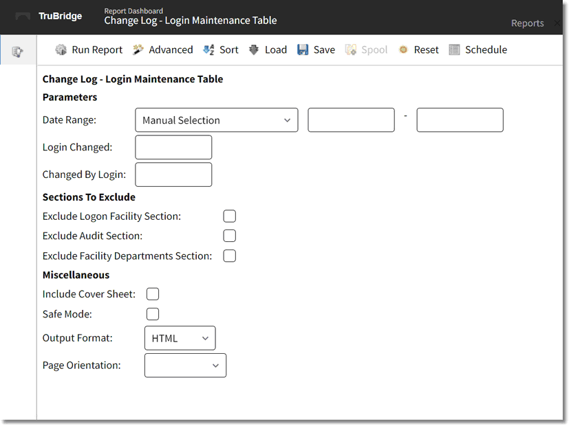wc cl login maint