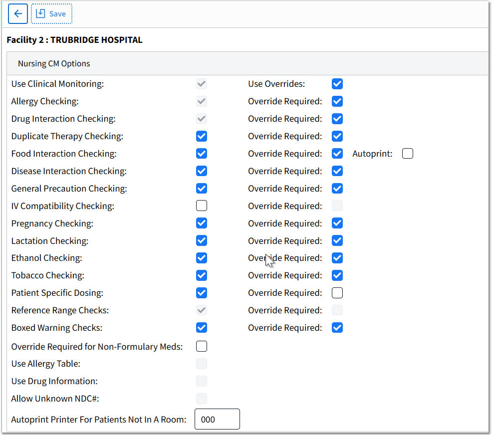 CM - General Settings