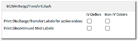 DC-Discharge-Transfer Labels