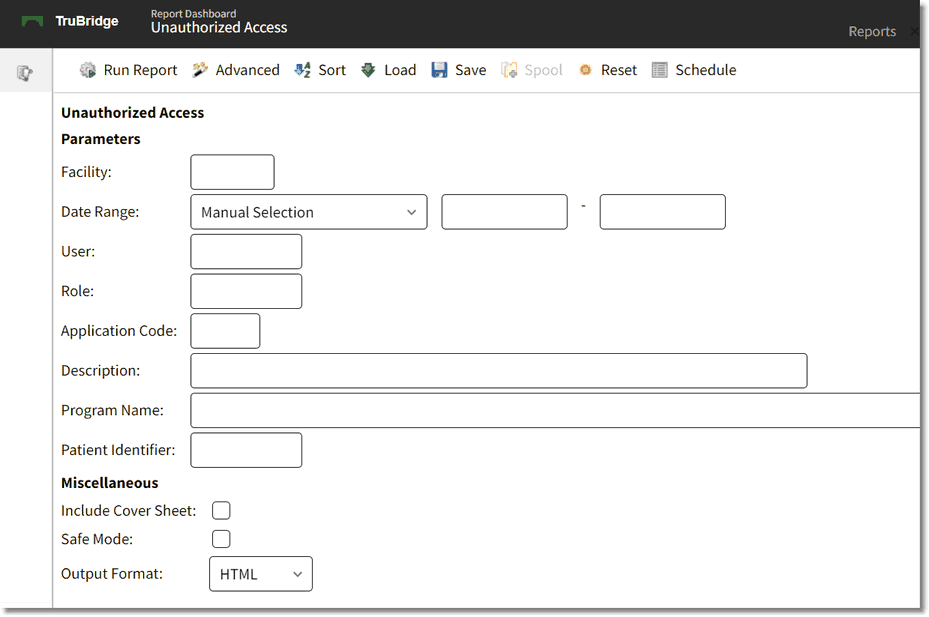 wc unauthorized acess parameters