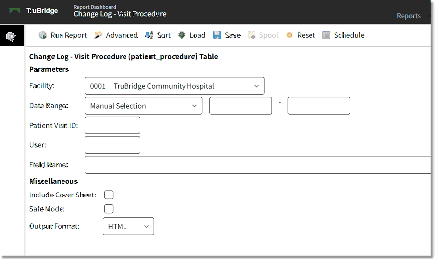 wc cl visit procedure