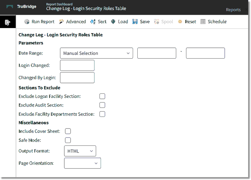 wc cl login security roles