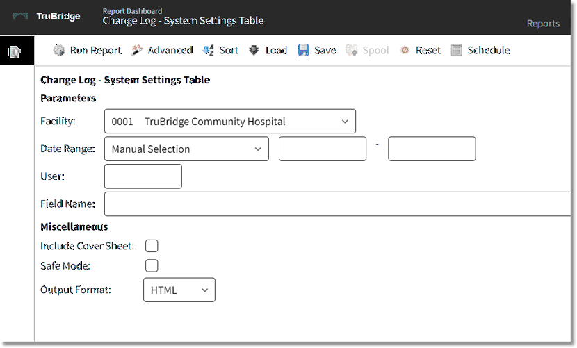 wc cl system settings
