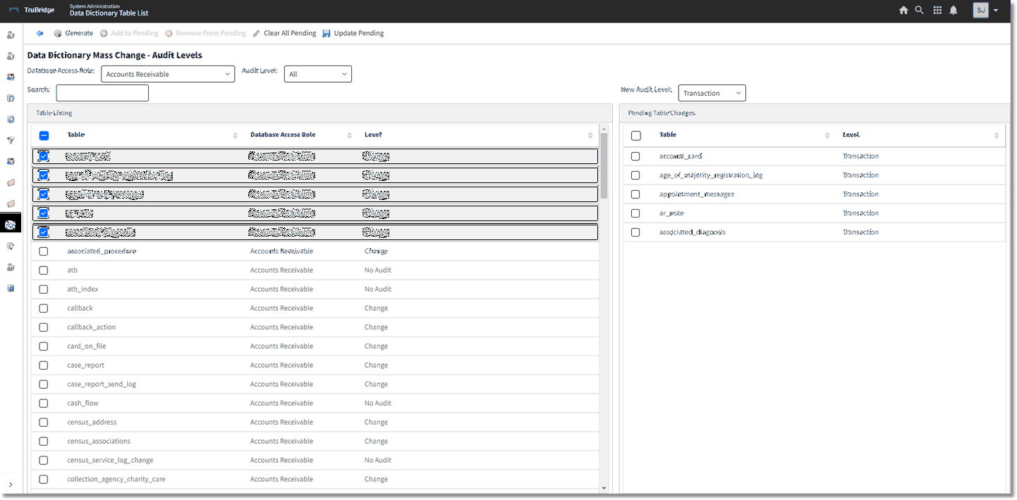 wc data dict pending